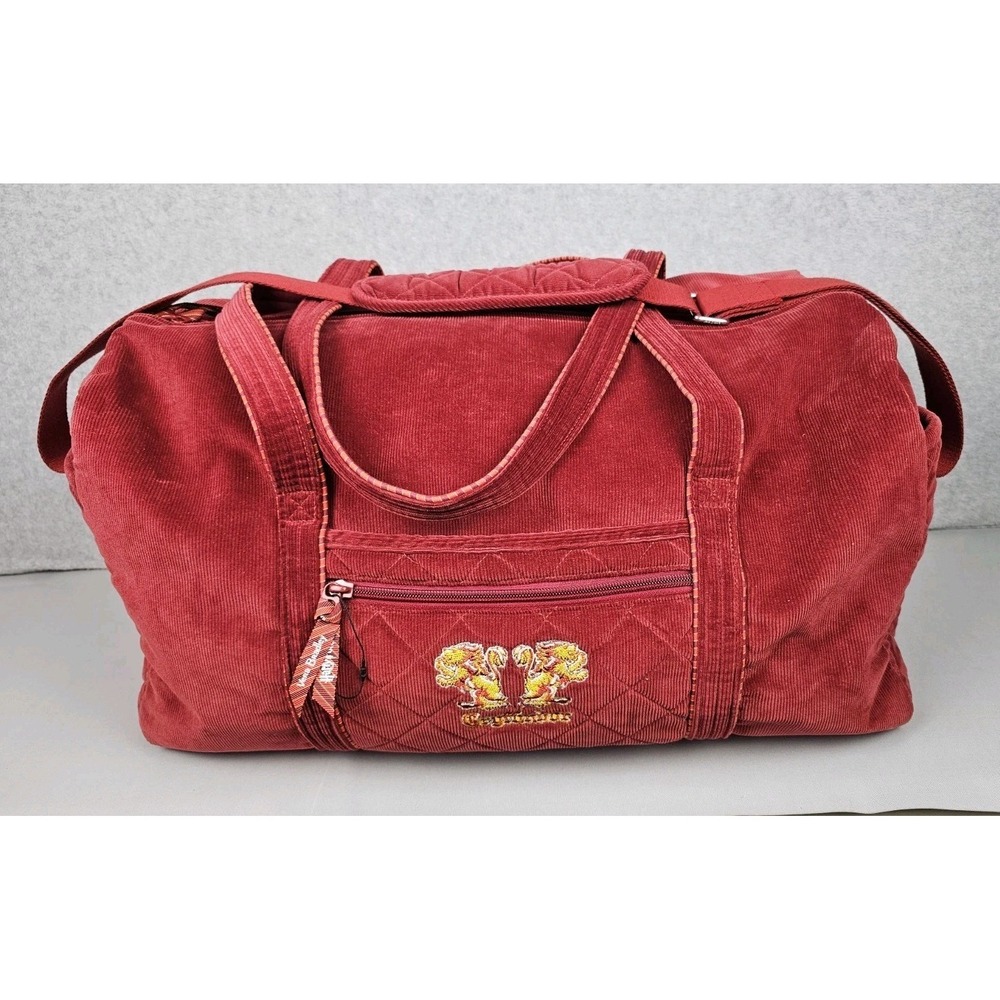 Harry Potter Vera Bradley Large Travel Duffel Bag Gryffindor Corduroy Retired